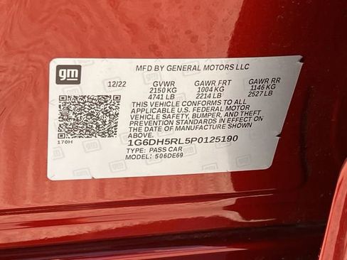 Certified 2023 Cadillac CT4 V w/ Navigation Package image 63