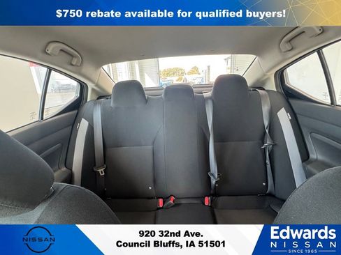 New 2025 Nissan Versa S w/ Trunk Package FWD image 31