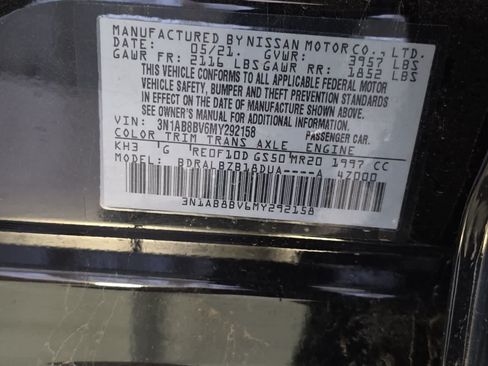 Used 2021 Nissan Sentra S FWD image 25