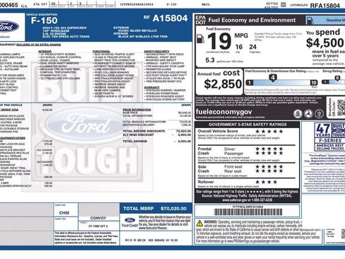 Used 2024 Ford F150 XLT w/ Equipment Group 303A High AWD/4WD image 4
