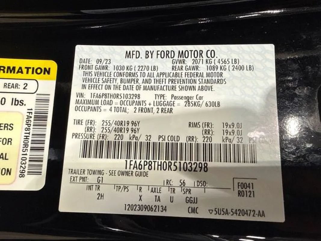Used 2024 Ford Mustang Coupe w/ 2.3L High Performance Package RWD image 87