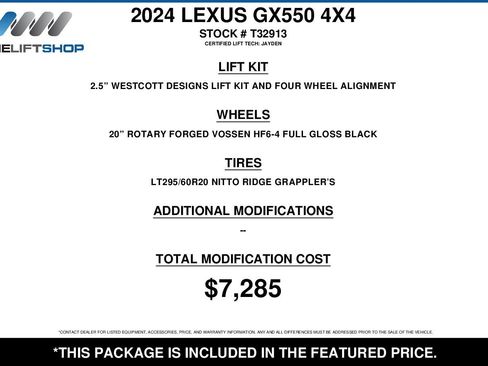 Used 2024 Lexus GX 550 AWD/4WD image 2