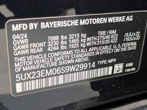 Used 2025 BMW X7 xDrive40i w/ M Sport Package AWD/4WD image 16