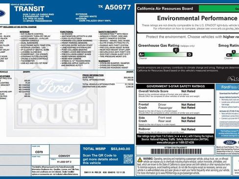 New 2026 Ford Transit 250 Low Roof w/ Load Area Protection Package image 2