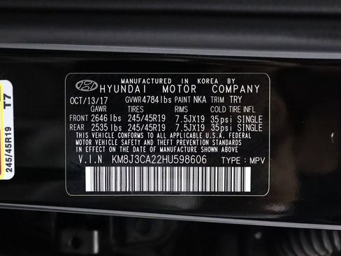 Used 2017 Hyundai Tucson Limited w/ Limited Ultimate Package 03 AWD/4WD image 28