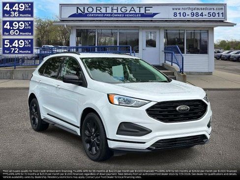Certified 2023 Ford Edge SE w/ Black Appearance Package AWD/4WD image 1
