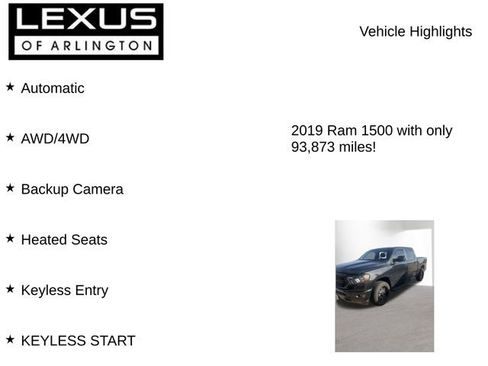 Used 2019 RAM 1500 Big Horn AWD/4WD image 8