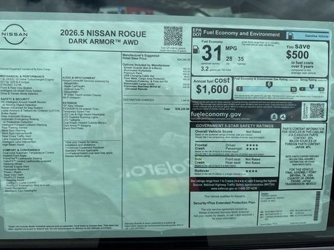 New 2026 Nissan Rogue SV AWD/4WD image 36