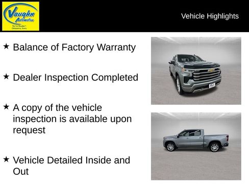 Used 2025 Chevrolet Silverado 1500 High Country w/ High Country Premium Package AWD/4WD image 2