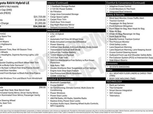 Used 2024 Toyota RAV4 LE image 32