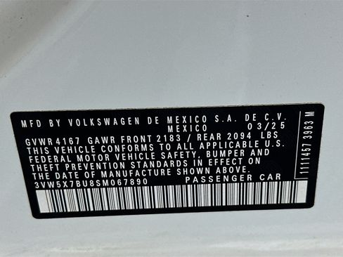 Used 2025 Volkswagen Jetta S FWD image 12