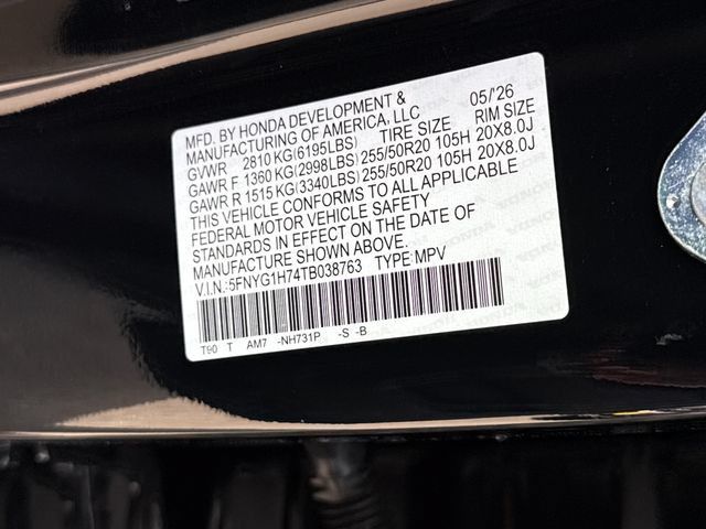 New 2026 Honda Pilot Touring image 17