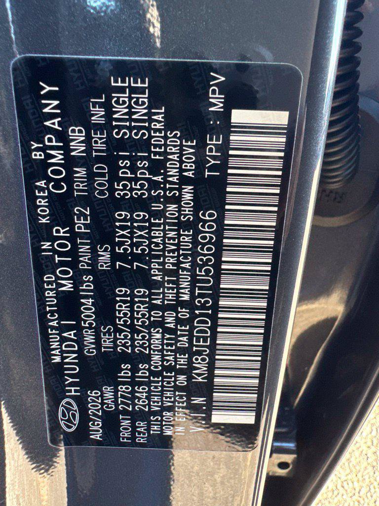 New 2026 Hyundai Tucson Limited AWD/4WD image 8