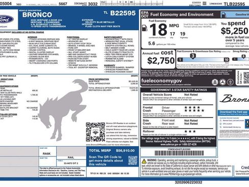 New 2026 Ford Bronco Heritage Edition AWD/4WD image 31