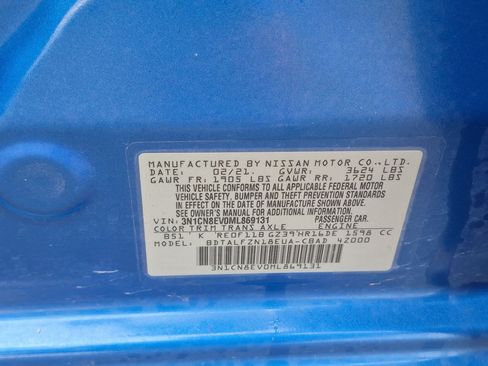Used 2021 Nissan Versa SV FWD image 30