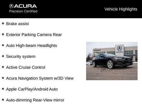 Certified 2023 Acura TLX w/ Technology Package image 17
