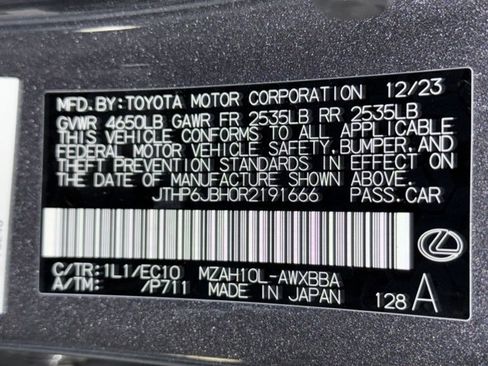 Certified 2024 Lexus UX 250h FWD w/ Premium Package image 23