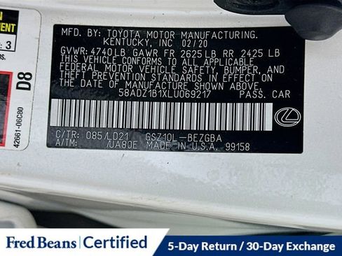 Used 2020 Lexus ES 350 w/ Premium Package FWD image 35