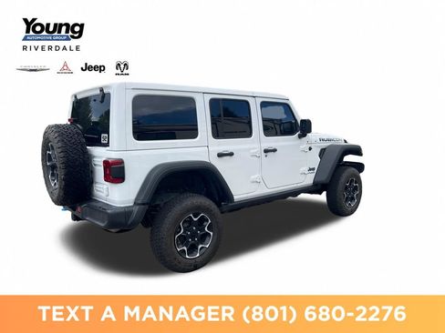 Used 2022 Jeep Wrangler Unlimited Rubicon 4xe w/ Cold Weather Group AWD/4WD image 4