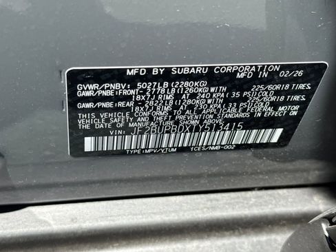 New 2026 Subaru Outback Premium AWD/4WD image 32