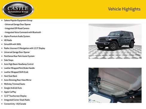 New 2026 Jeep Wrangler Unlimited Sahara AWD/4WD image 6