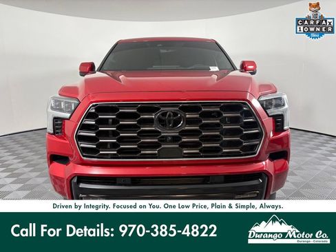 Certified 2025 Toyota Sequoia Platinum w/ Tow Technology Package AWD/4WD image 3