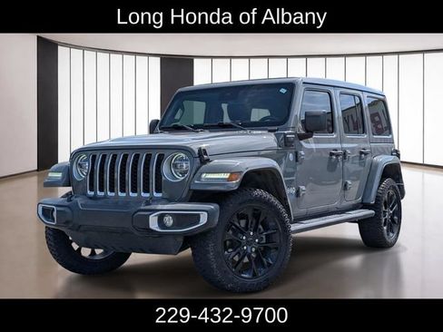 Used 2021 Jeep Wrangler Unlimited Sahara w/ Safety Group AWD/4WD image 1