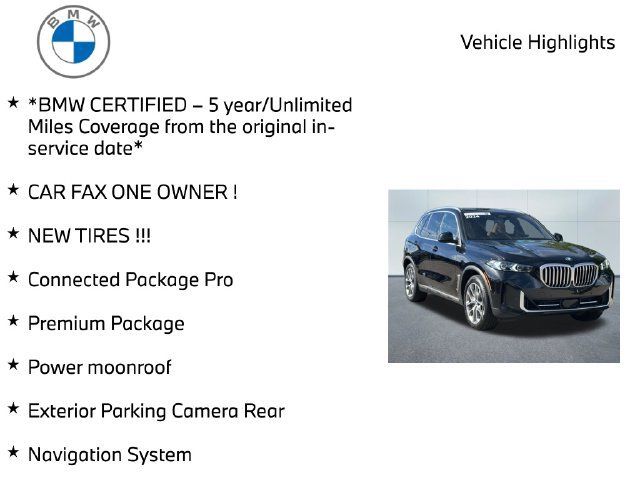 Certified 2024 BMW X5 xDrive40i w/ Premium Package AWD/4WD image 10