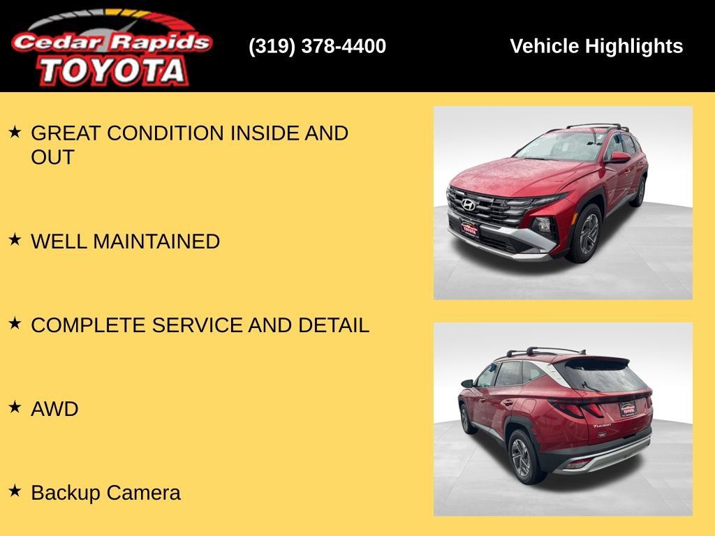 Used 2025 Hyundai Tucson Blue AWD/4WD image 7