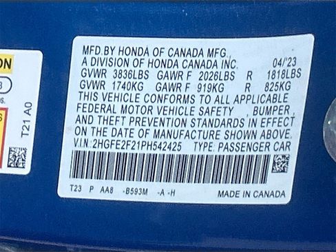 Used 2023 Honda Civic LX image 30