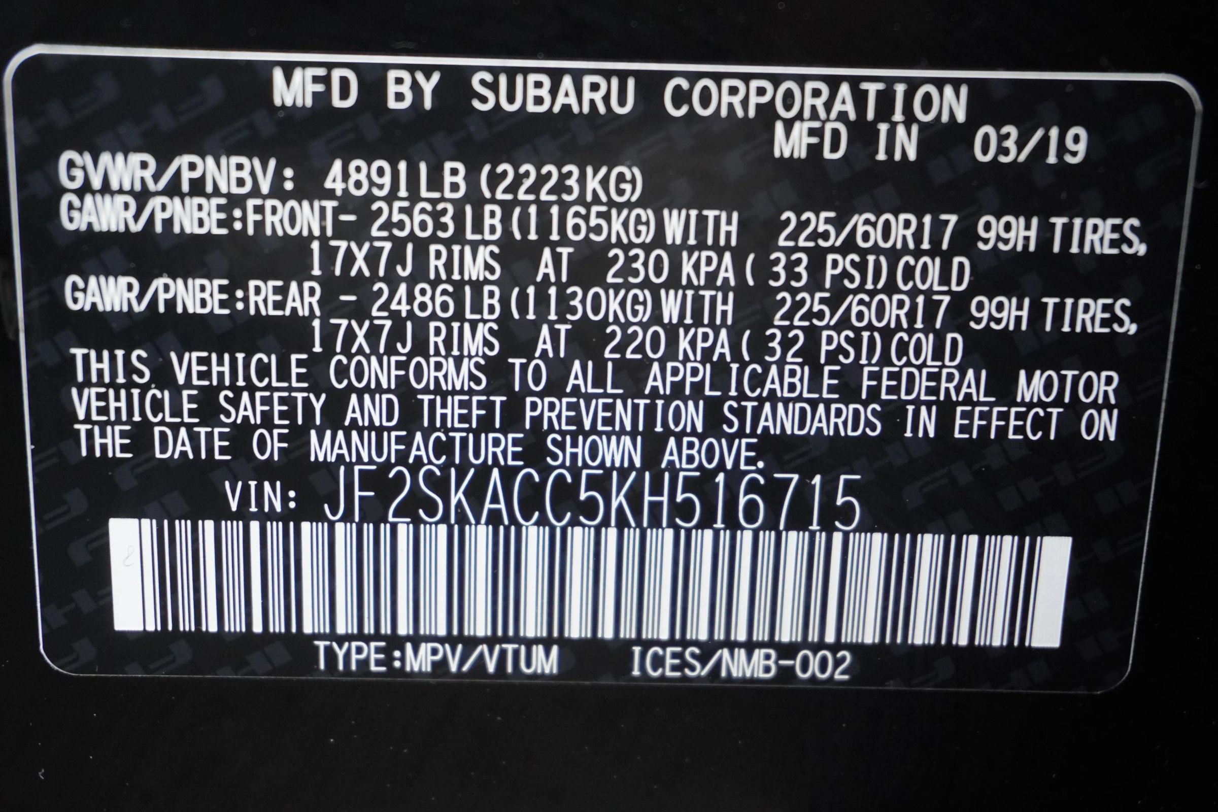 Used 2019 Subaru Forester w/ Alloy Wheel Package AWD/4WD image 27