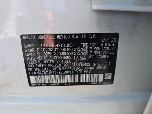 Certified 2023 Honda HR-V LX image 29