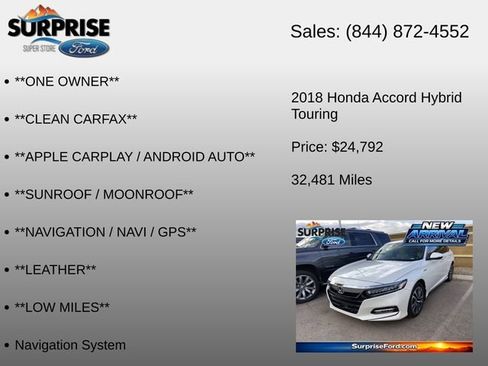 Used 2018 Honda Accord Touring image 6