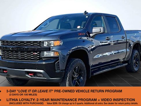 Used 2021 Chevrolet Silverado 1500 Custom Trail Boss AWD/4WD image 1