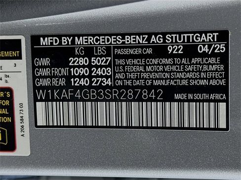Certified 2025 Mercedes-Benz C 300 Sedan image 31