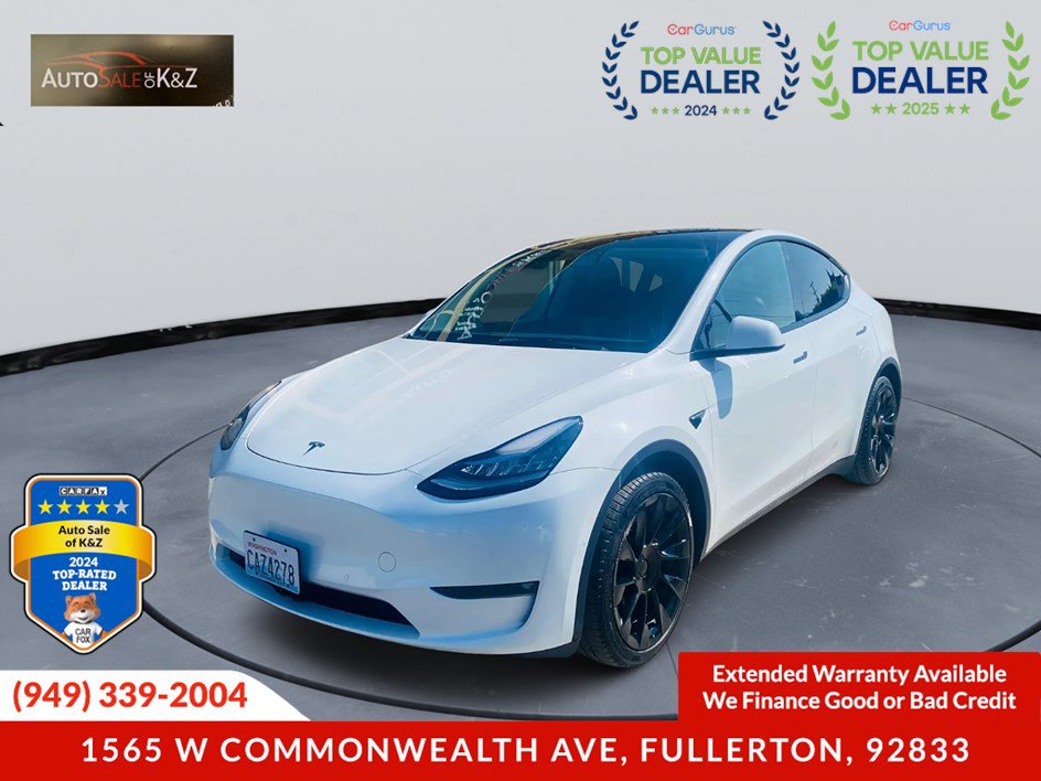 Used 2021 Tesla Model Y Long Range AWD/4WD image 1