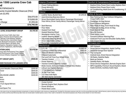 Used 2023 RAM 1500 Laramie AWD/4WD image 32