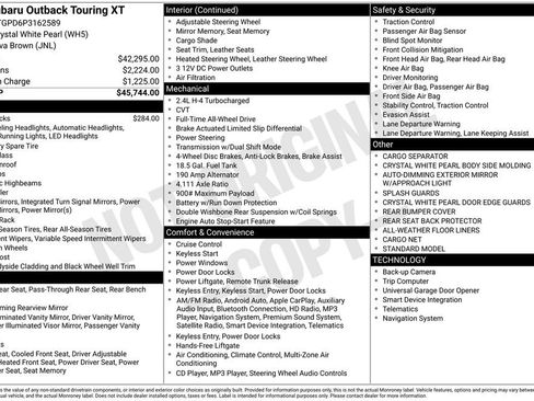 Used 2023 Subaru Outback Touring XT AWD/4WD image 17