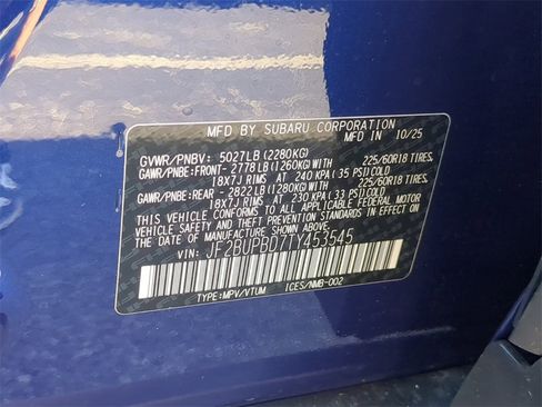 New 2026 Subaru Outback Premium image 34