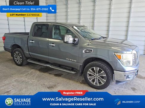 Used 2017 Nissan Titan SL w/ SL Towing Convenience Package AWD/4WD image 5