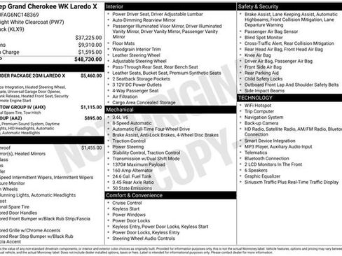Certified 2022 Jeep Grand Cherokee Laredo X AWD/4WD image 43