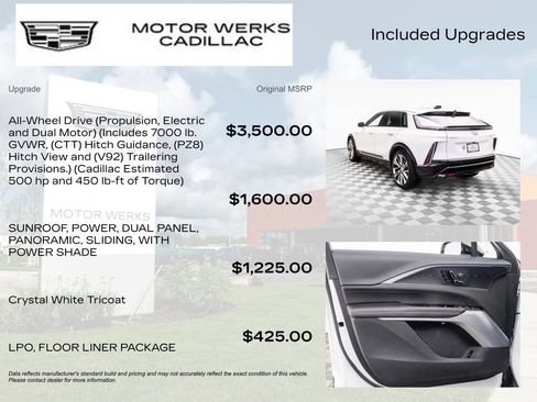 Certified 2025 Cadillac Lyriq Luxury w/ LPO, Floor Liner Package image 9