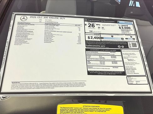 New 2026 Mercedes-Benz GLC 300 4MATIC image 18