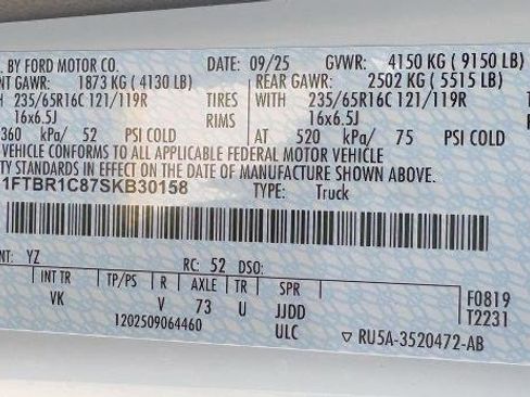 New 2025 Ford Transit 250 Base w/ Load Area Protection Package image 29