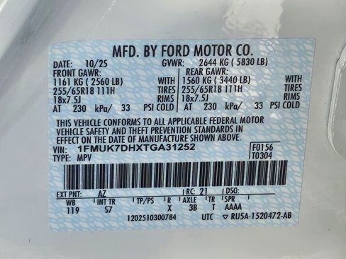 New 2026 Ford Explorer Active w/ Active Comfort Package image 35