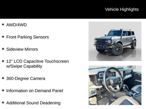 Used 2023 Ford Bronco Wildtrak AWD/4WD image 16