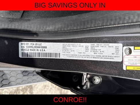 Used 2022 RAM 1500 Laramie RWD image 28