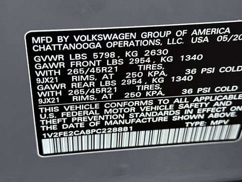Used 2023 Volkswagen Atlas Cross Sport SEL Premium R-Line AWD/4WD image 32