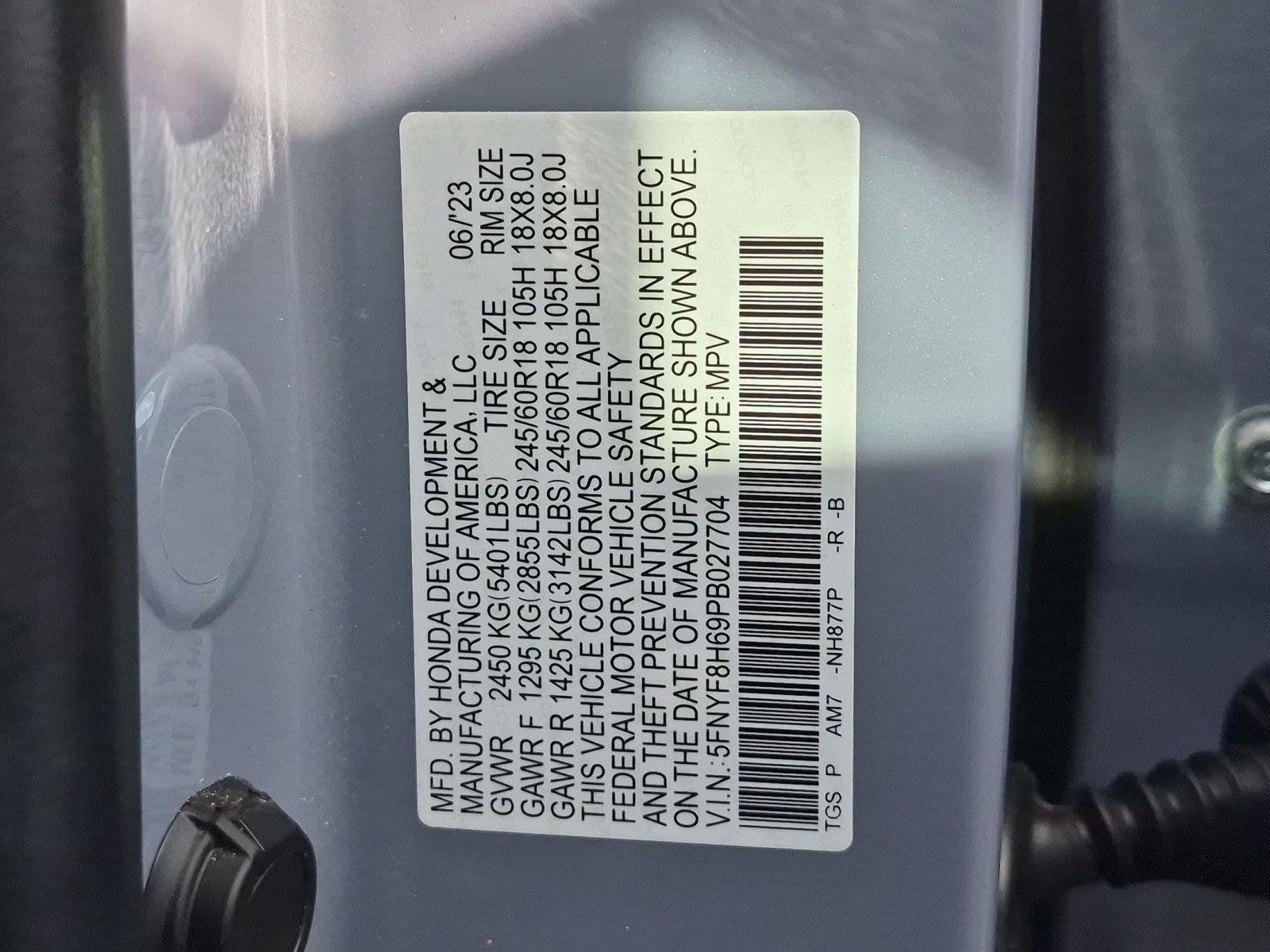 Certified 2023 Honda Passport TrailSport image 10