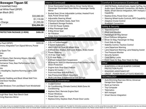 Used 2023 Volkswagen Tiguan SE AWD/4WD image 3